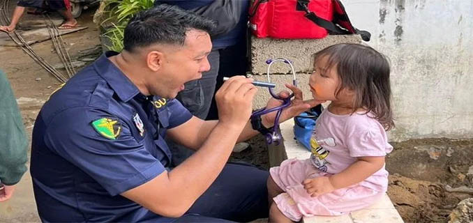 Polri Gelar Bakti Kesehatan di Sumbar untuk 222 Orang