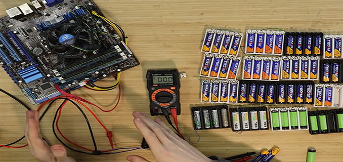 PC Dinyalakan Dengan Baterai AA Mampu Bertahan 33 Menit